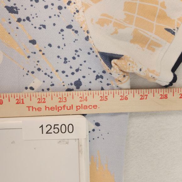 Staple Casual Collared Short Sleeve Polo Shirt Adult Mens Size 2XL White - Picture 6 of 9